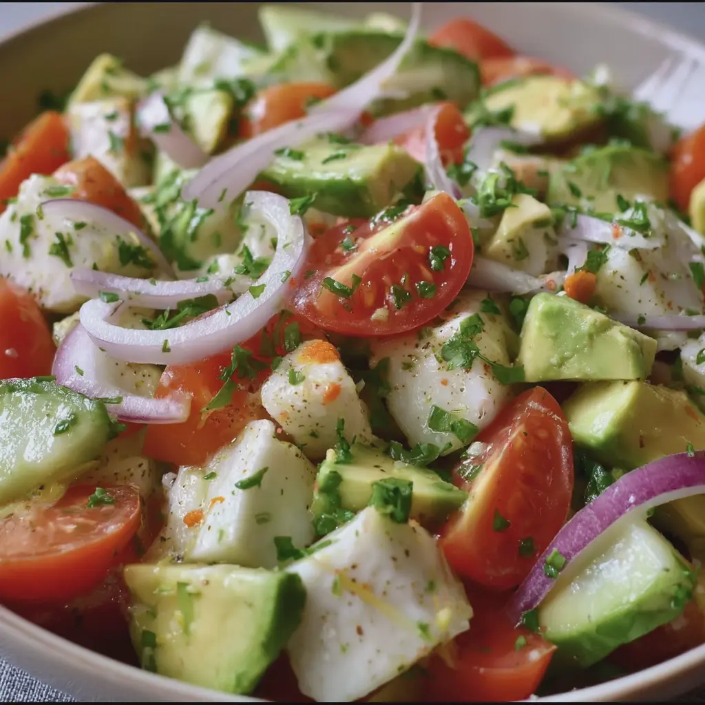 Salade de Surimi et Avocat