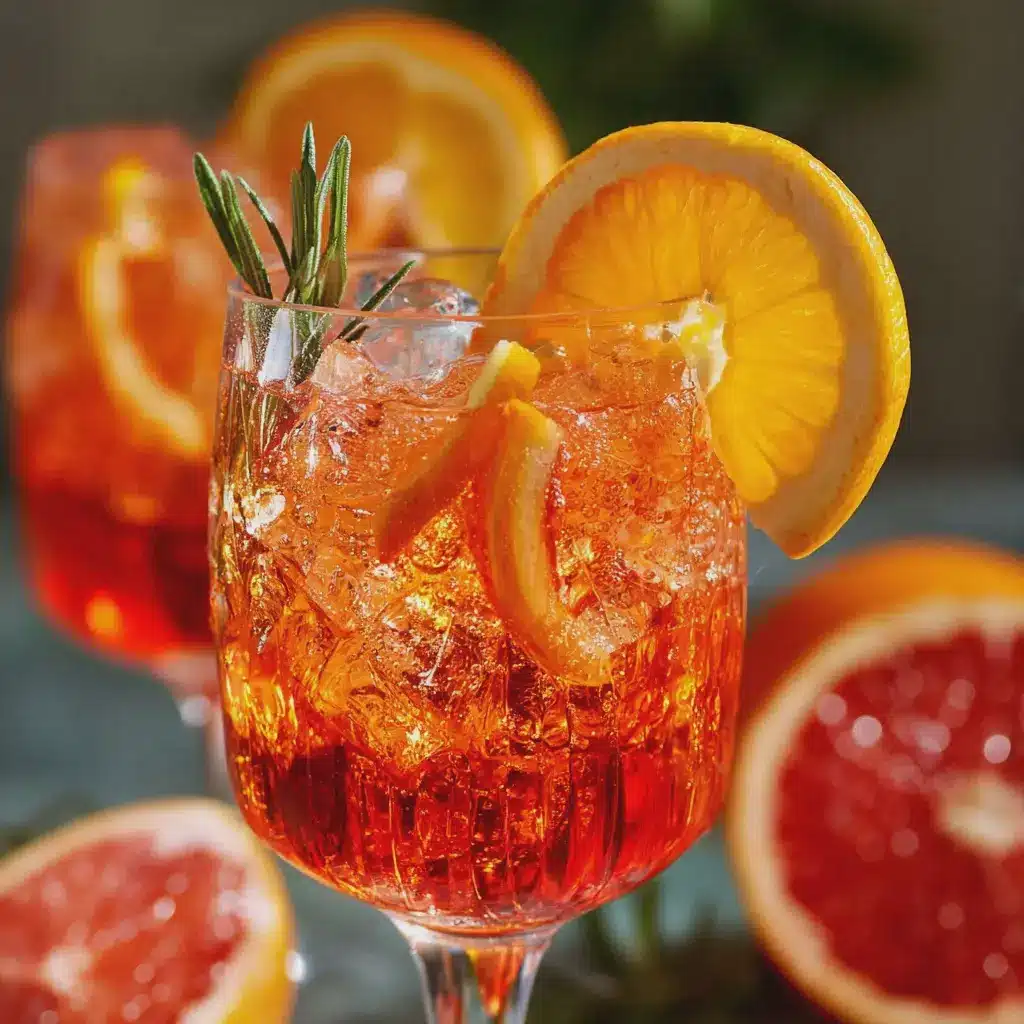 Spritz sans alcool aux agrumes