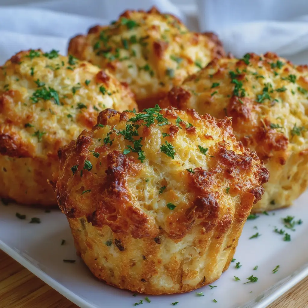 Muffins Salés au Thon et Parmesan