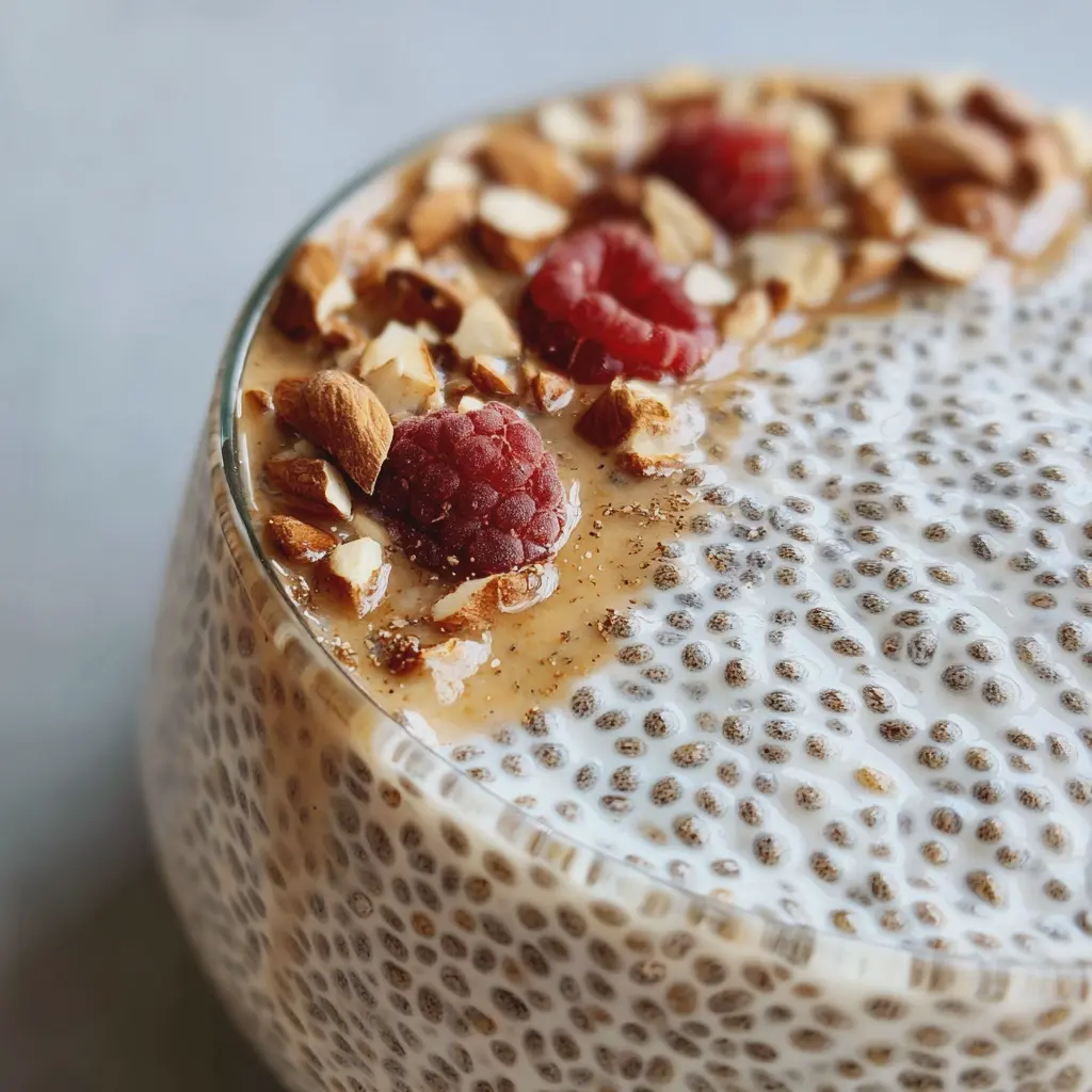 Crème de Chia à la Vanille et Lait d'Amande