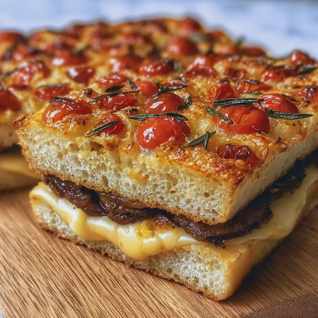 Focaccia Maison Express aux Tomates Cerises & Romarin
