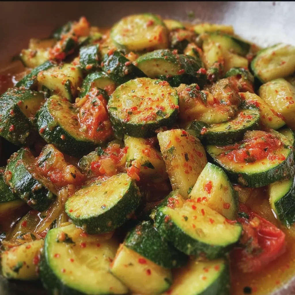 Courgettes Sautées à l’Ail et au Paprika
