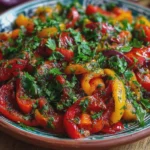 Salade marocaine de poivrons grillés (Taktouka)