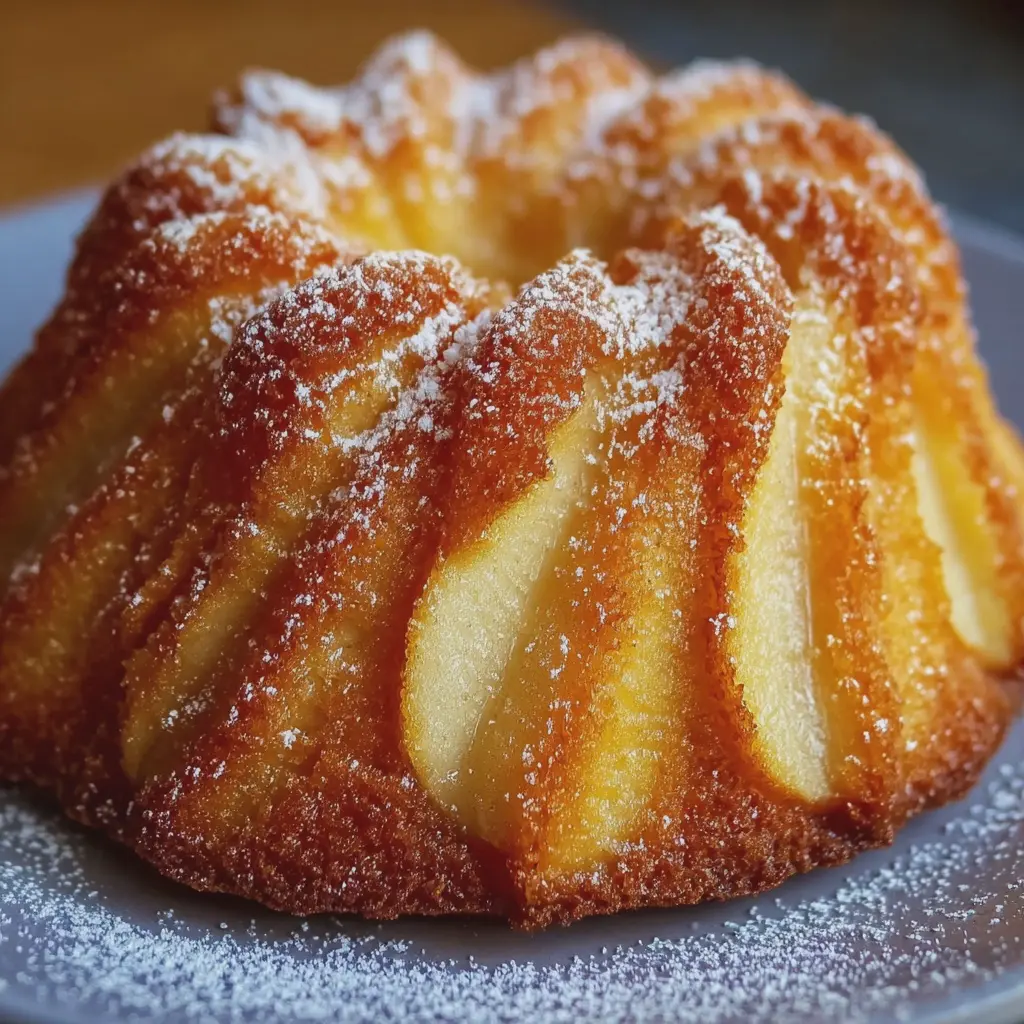 Gâteau Moelleux Façon Madeleine aux Pommes
