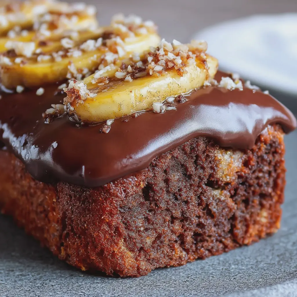 Gâteau Chocolat Banane Facile avec un Glaçage Gourmand