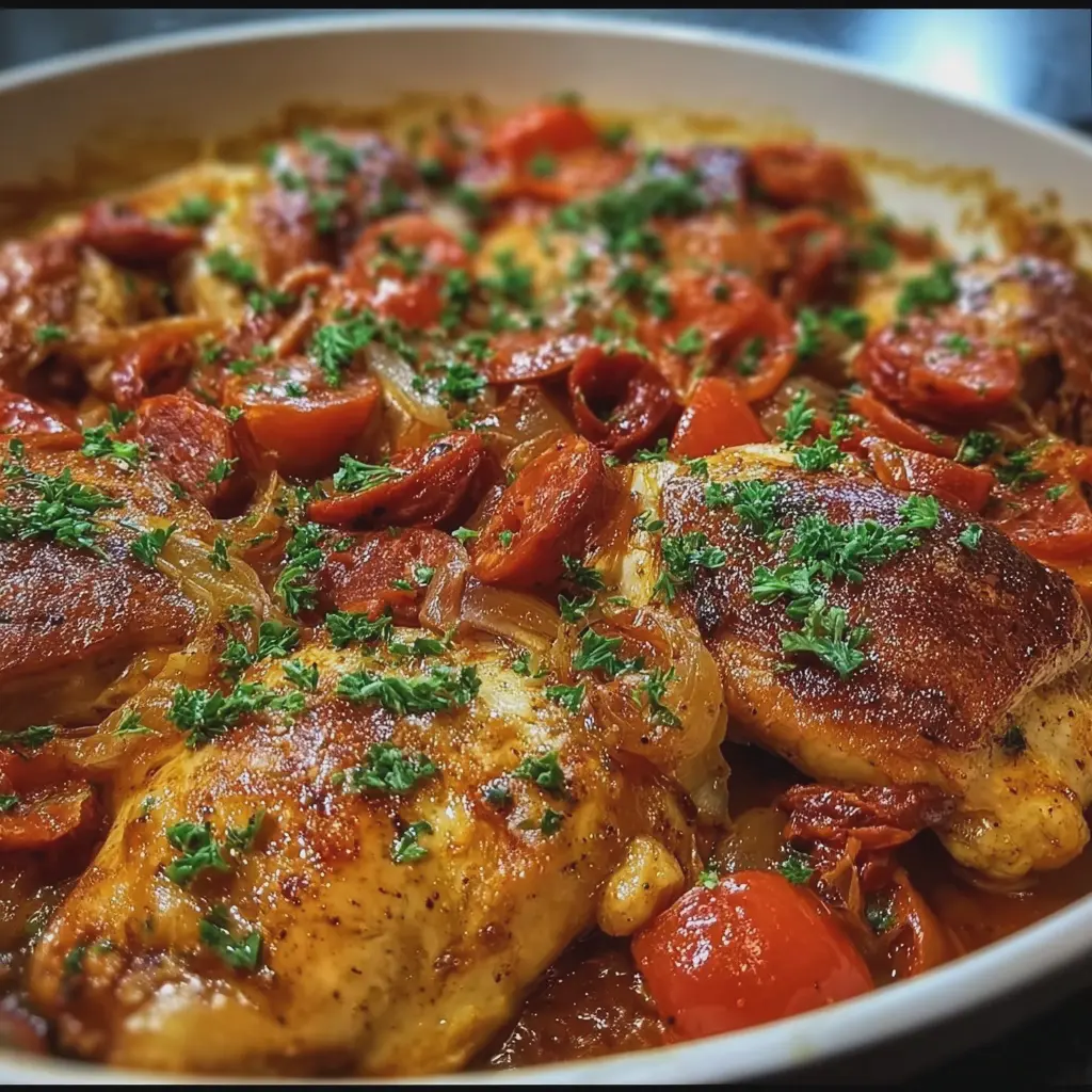 Poulet Basquaise au Chorizo