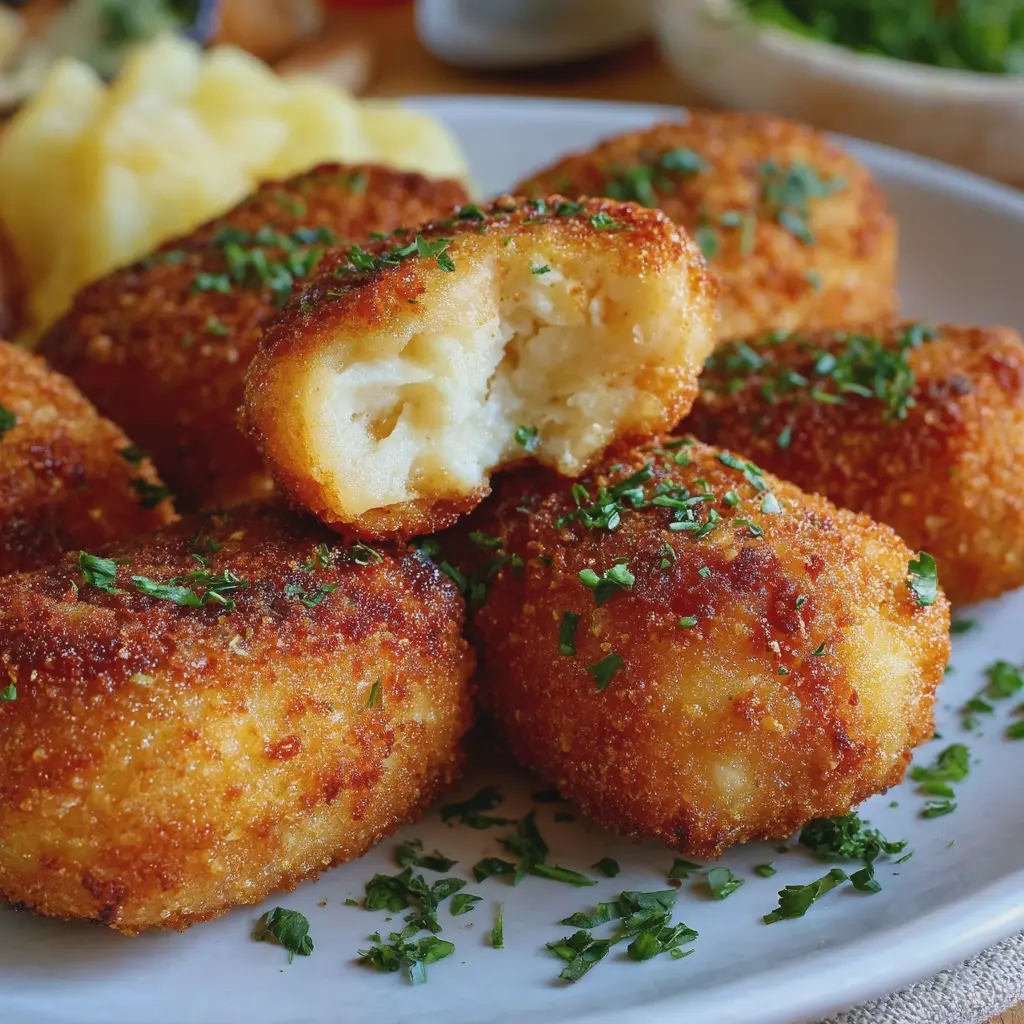Croquettes poulet-pommes de terre ultra croustillantes