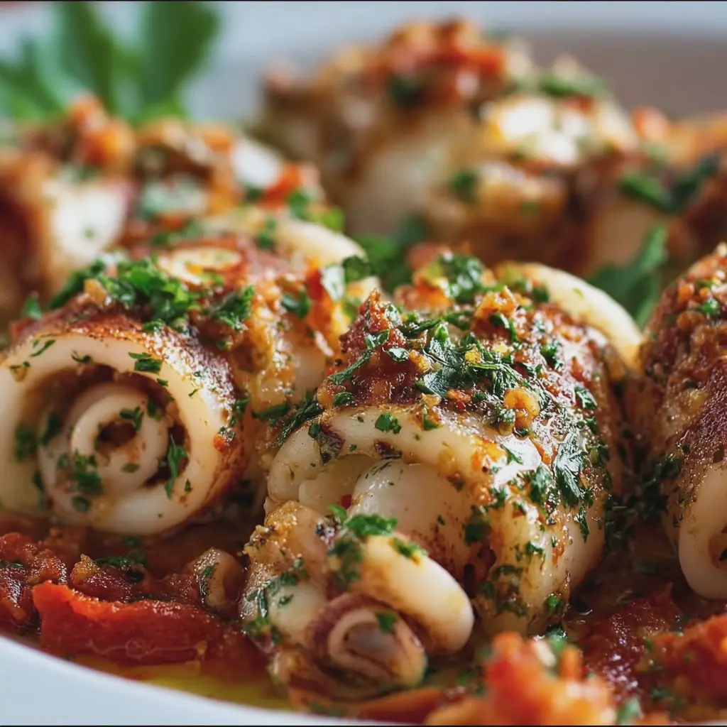 Calamars Farcis Faits Maison