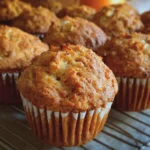 Muffins santé aux pommes, carottes et miel