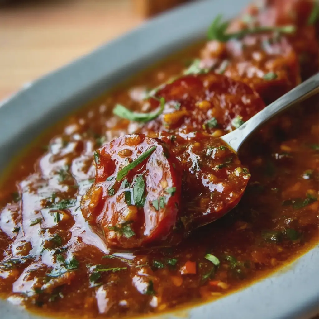 Sauce charcutière onctueuse et piquante en 15 minutes