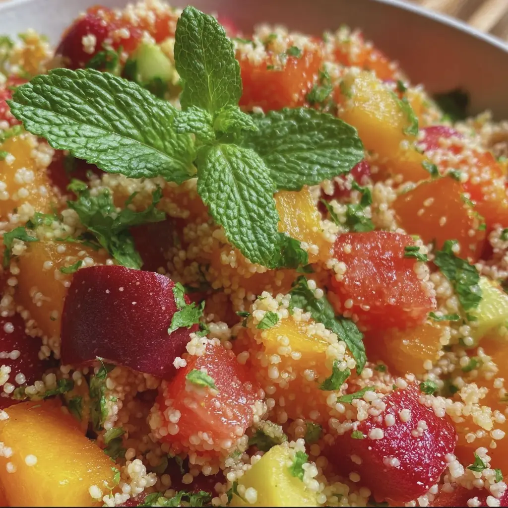 Taboulé aux fruits d’été