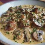 Sauce Crémeuse aux Champignons