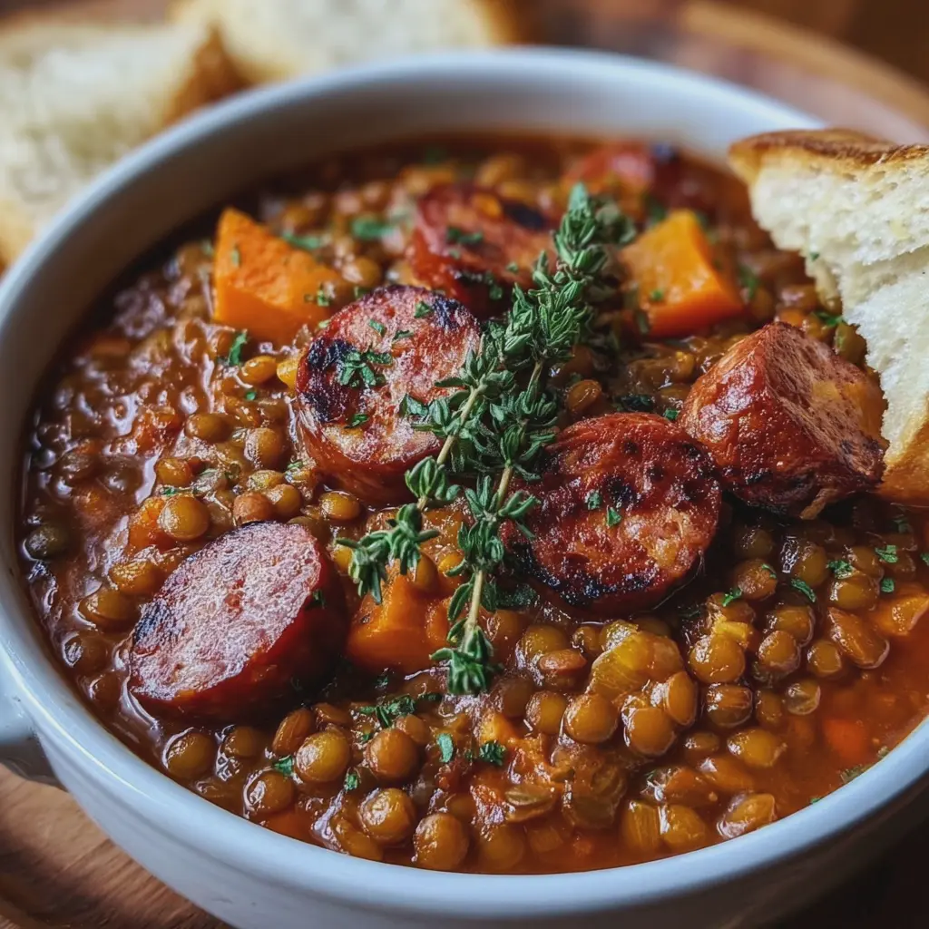 Lentilles à l'Espagnole au Chorizo de bœuf