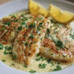 Filets de Sole à la Crème Citronnée