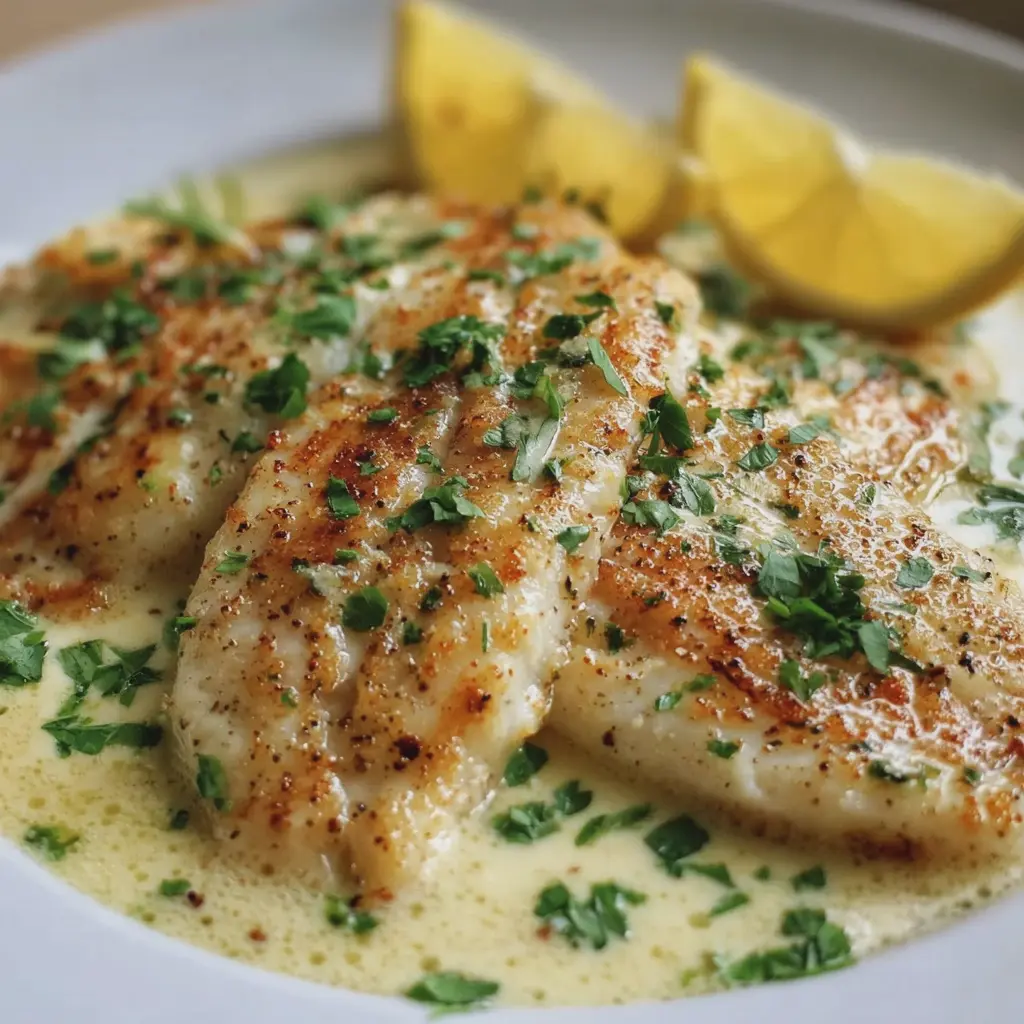 Filets de Sole à la Crème Citronnée