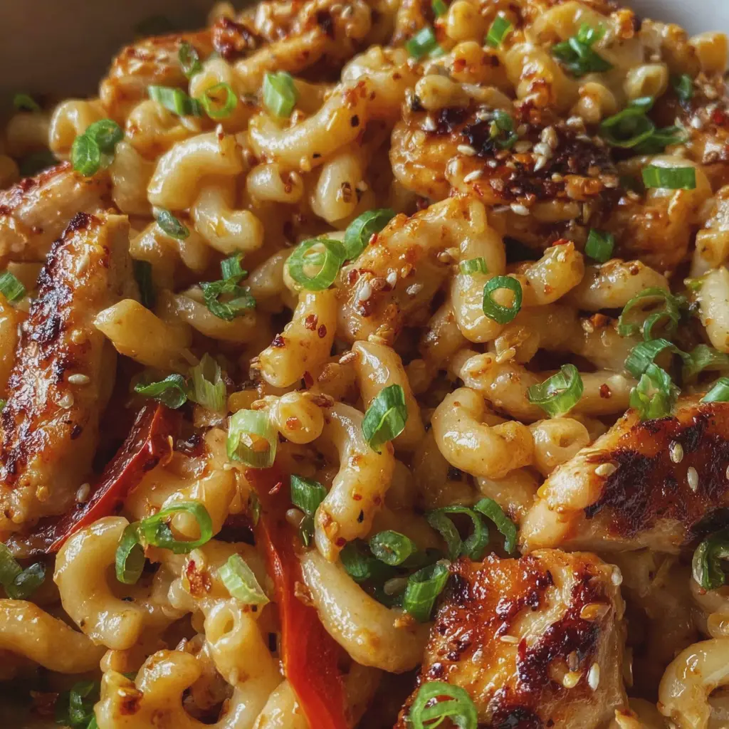 Macaroni chinois au poulet