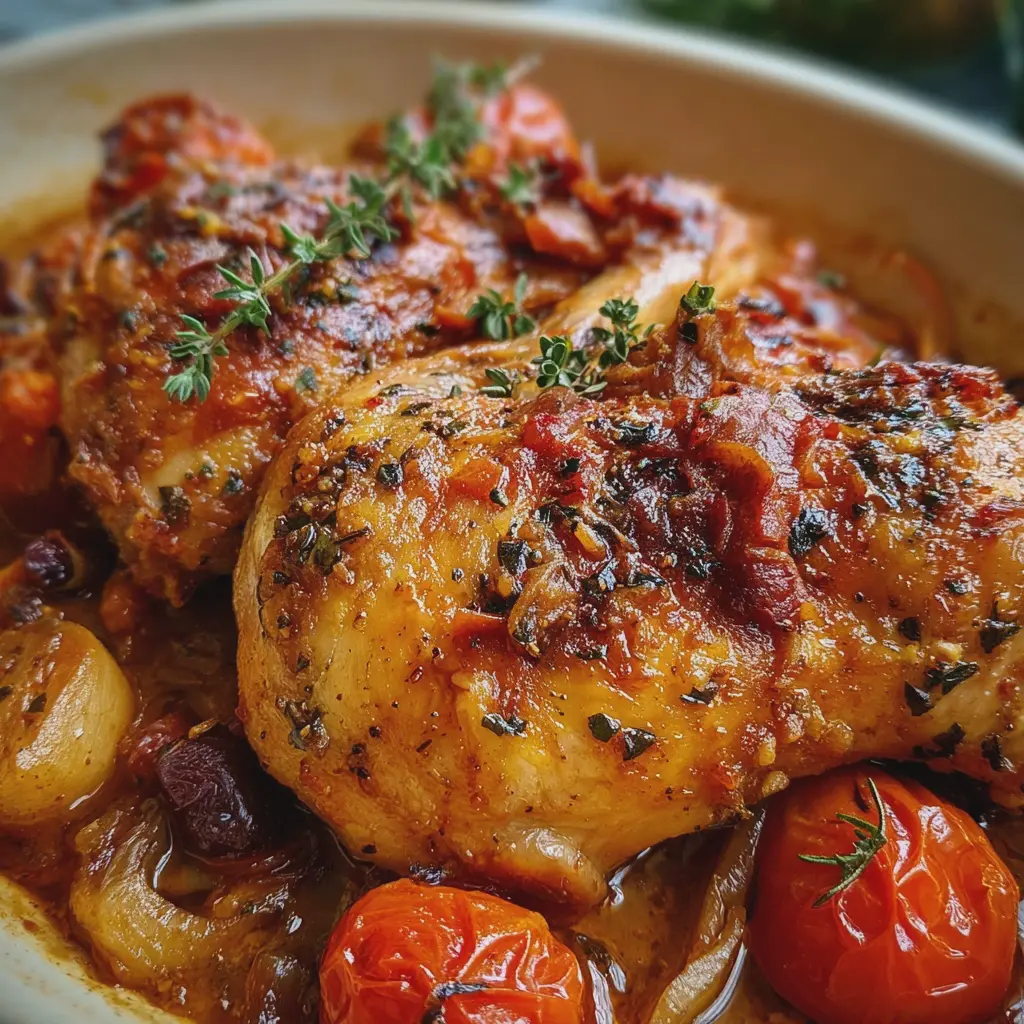 Poulet à la mode des Pouilles
