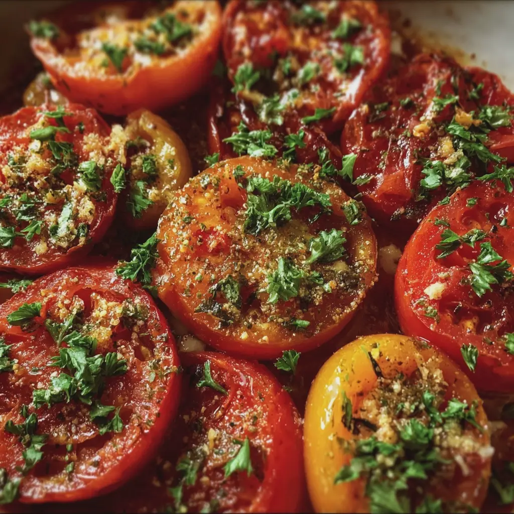 Tomates provençales au four