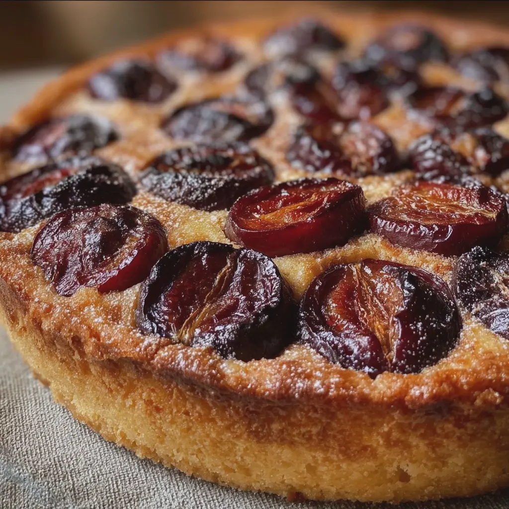 Tarte aux prunes à l’alsacienne