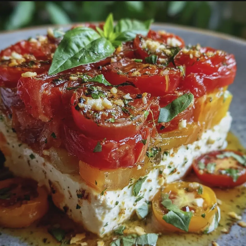 Opéra Salé aux Tomates Anciennes, Feta & Basilic