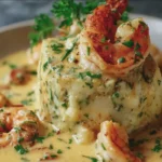 Mousseline de Poisson et Sauce aux Crevettes