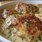 Poulet crémeux au parmesan et à l’ail