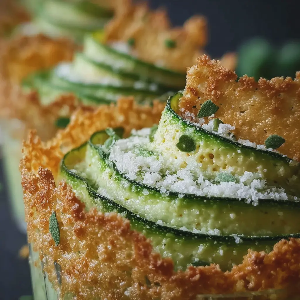Crème Gourmande de Courgette & Tuiles Croustillantes au Parmesan