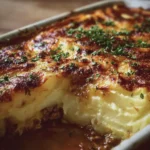 Hachis Parmentier gratiné à la purée souple