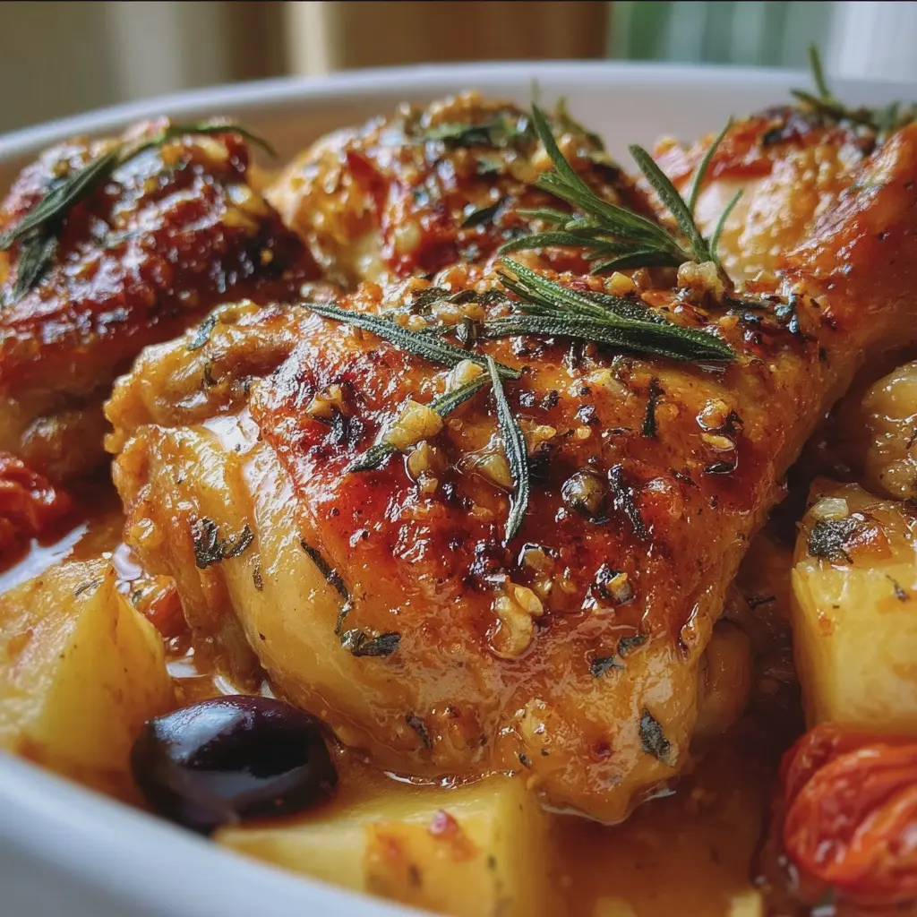 Poulet à la mode des Pouilles