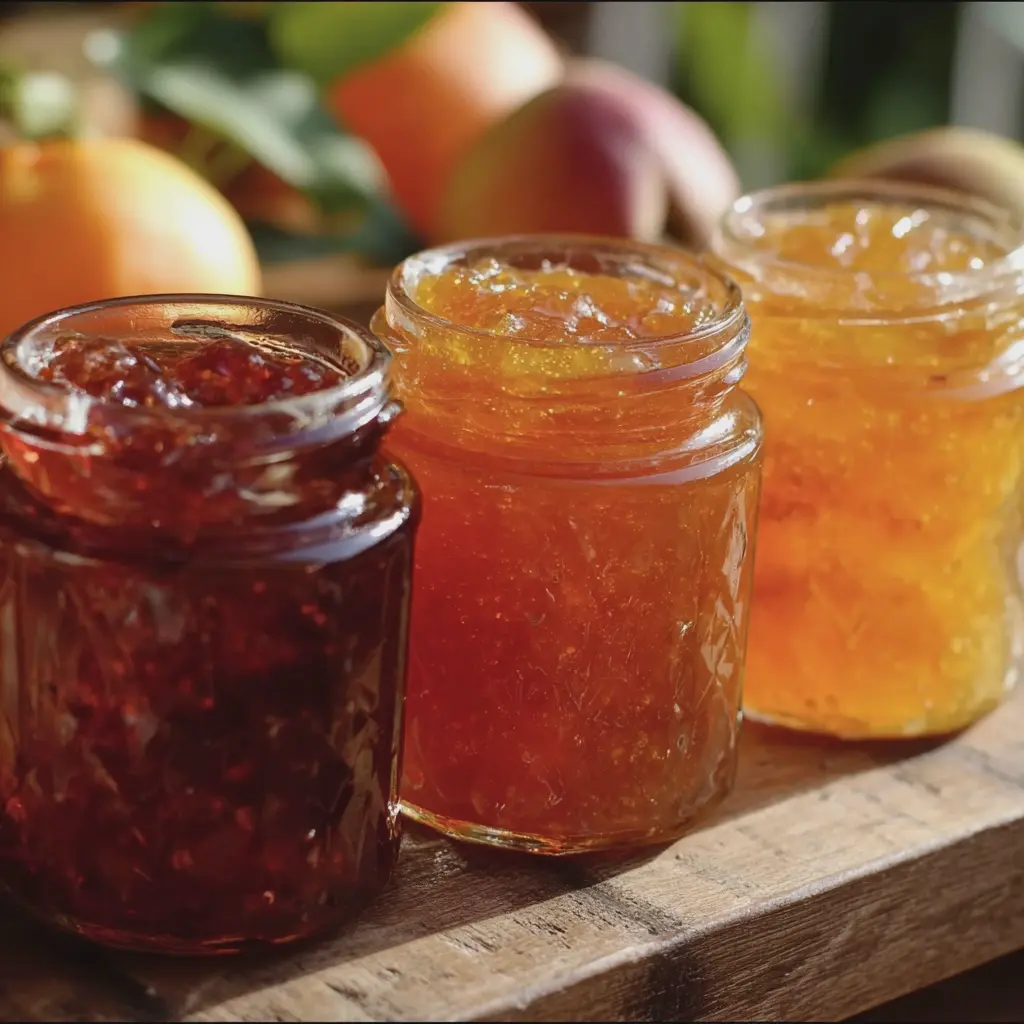 3 confitures maison de saison