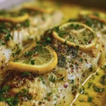 Poisson au Four Citron–Ail