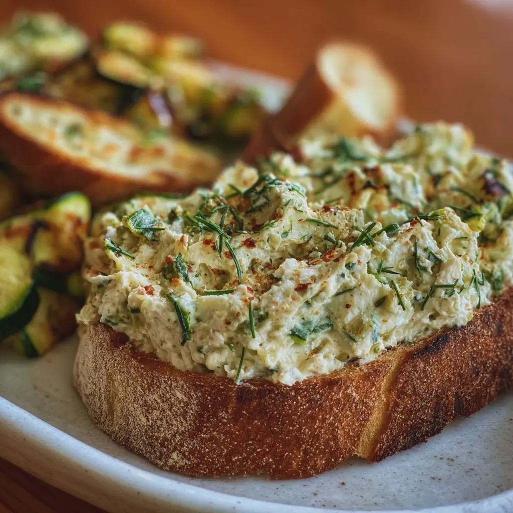 Rillettes de Courgettes Rôties au Chèvre
