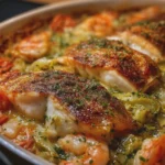 Cassolette aux deux poissons