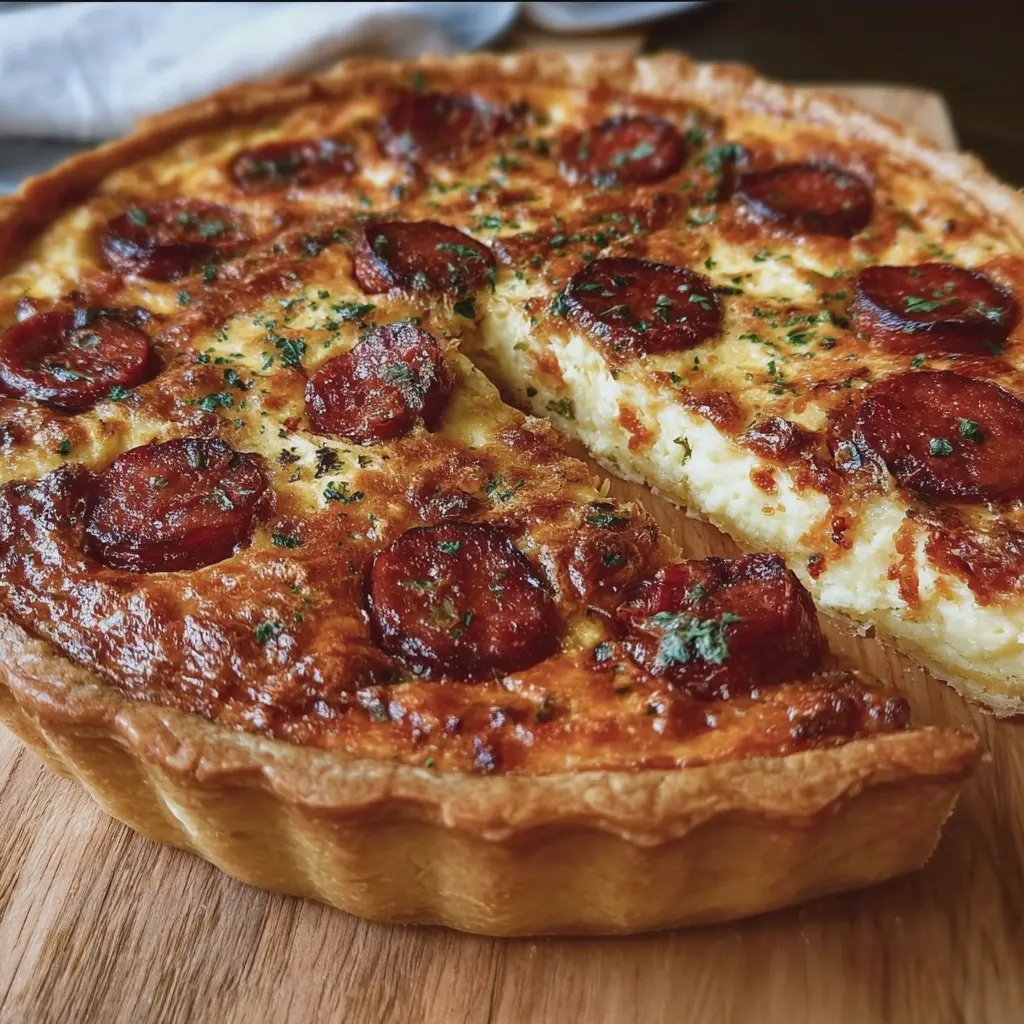 Quiche Classique au Chorizo