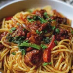 Marmite Espagnole aux Spaghettis
