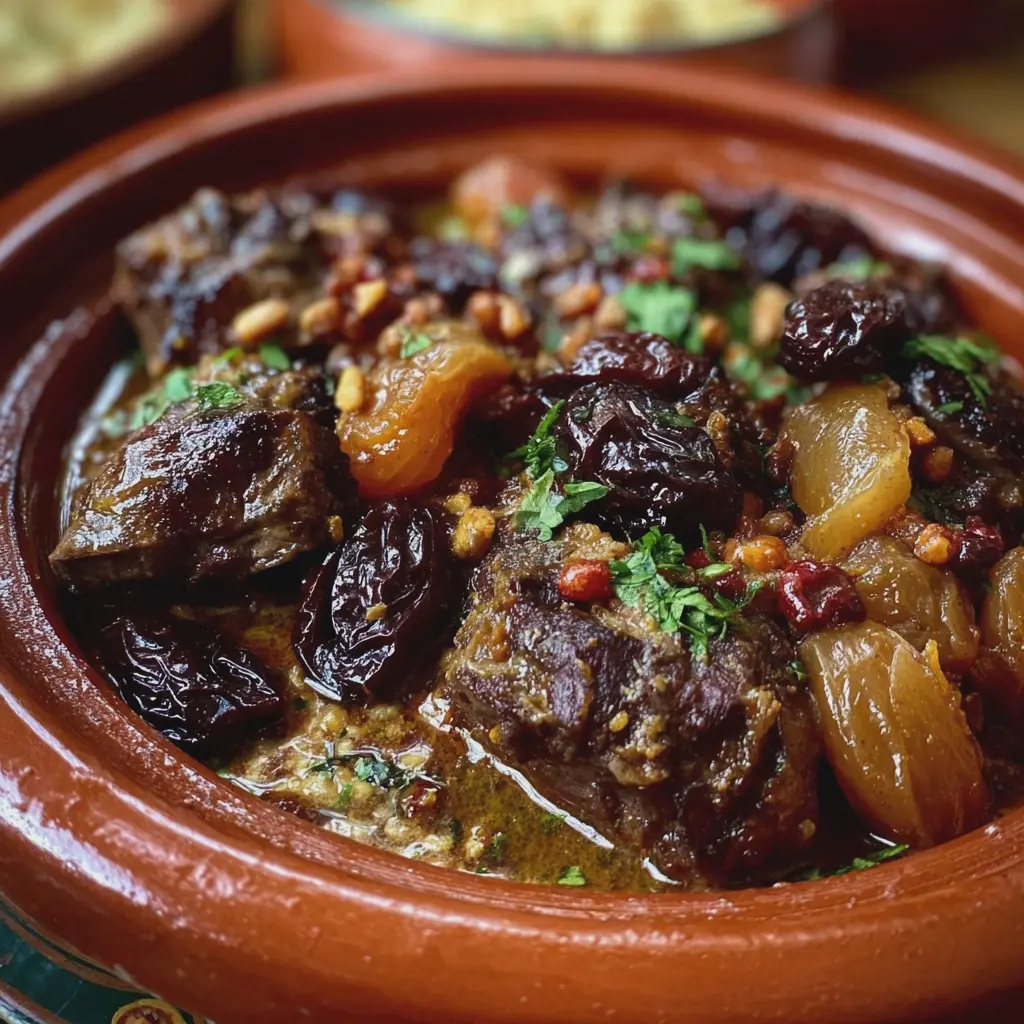 Tajine d’Agneau aux Pruneaux