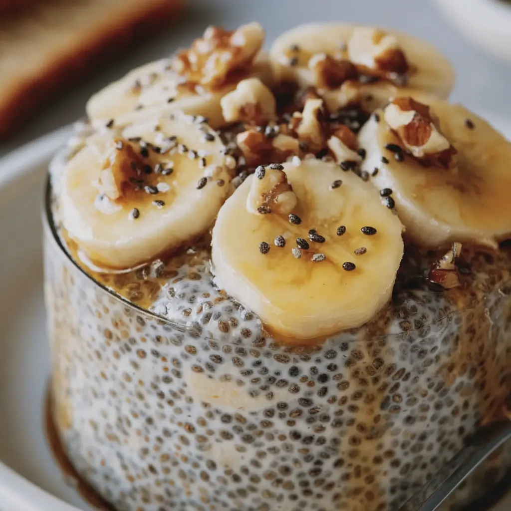 Pudding de chia à la banane