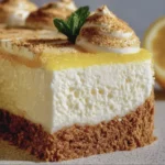 Mousse au citron sur fond spéculoos