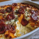 Gratin de Butternut au Chorizo & au Chèvre 🌶️