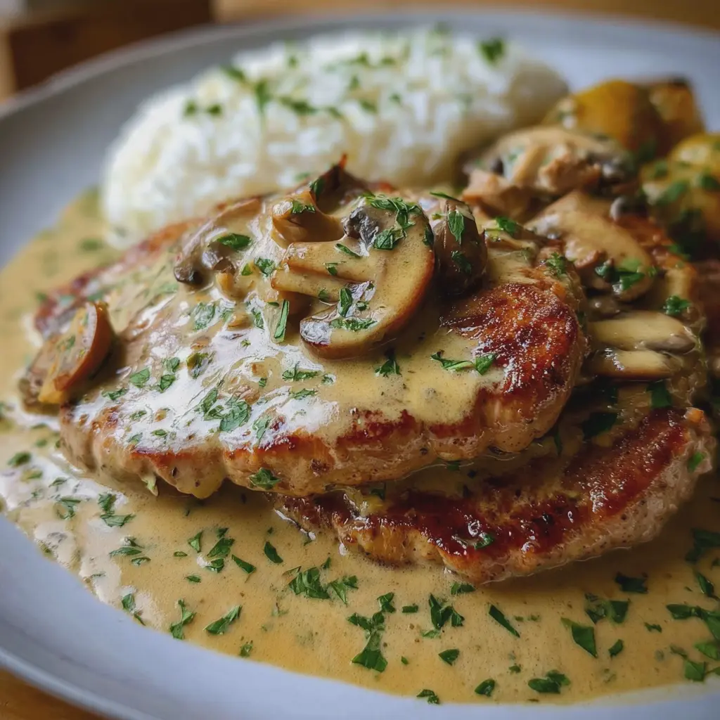 Escalopes de veau à la sauce savoyarde