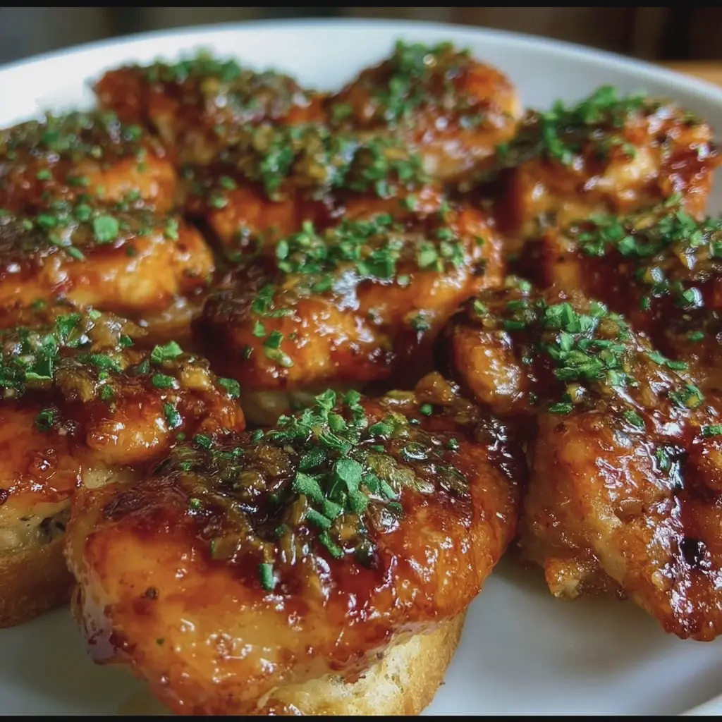 Bouchées de Poulet au Miel et à l’Ail