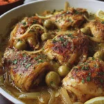 Poulet Yassa aux Oignons Fondants