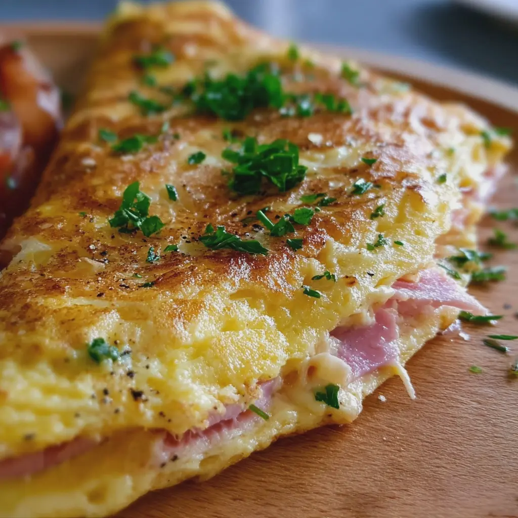 Omelette Jambon-Fromage Gourmande