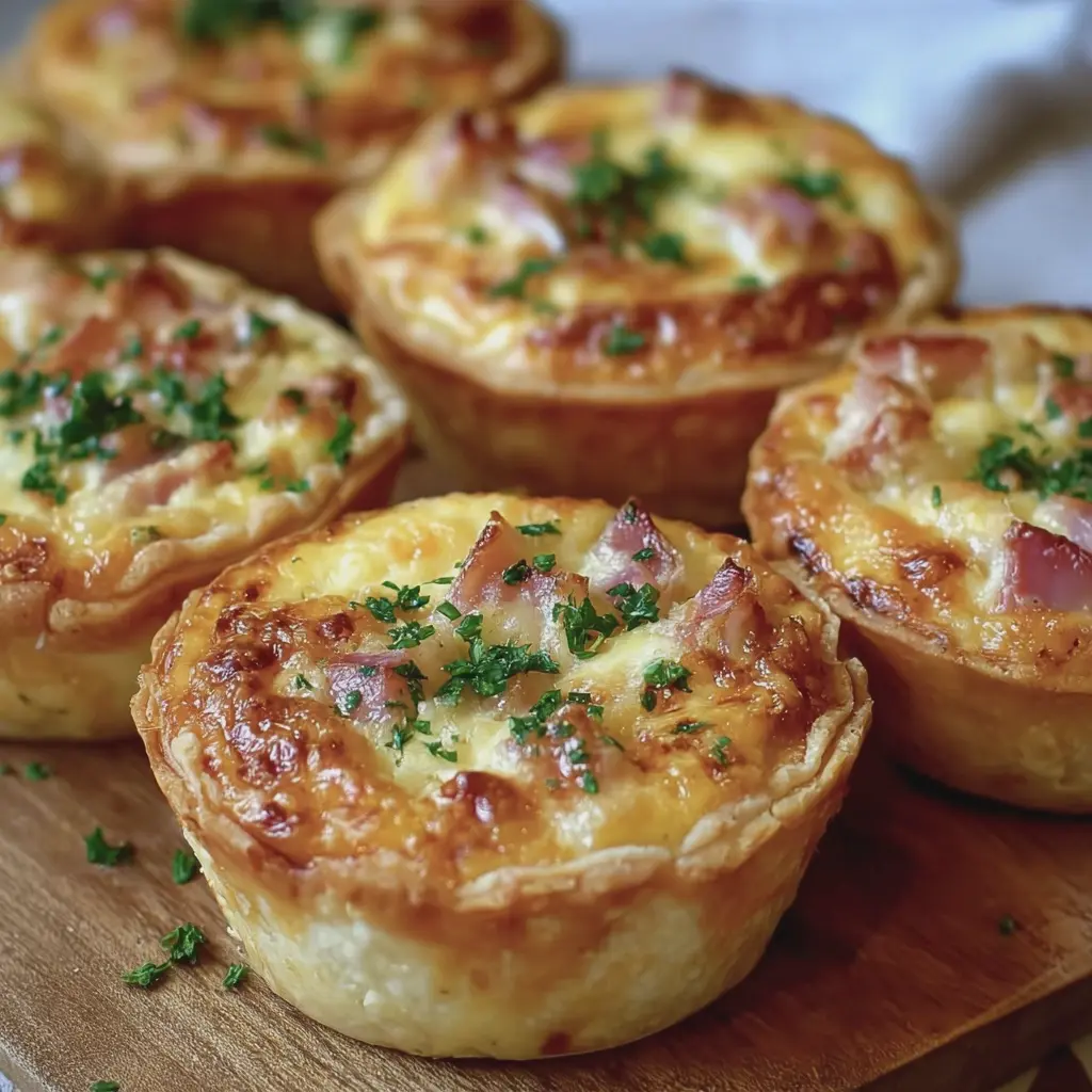 Mini quiches jambon fromage
