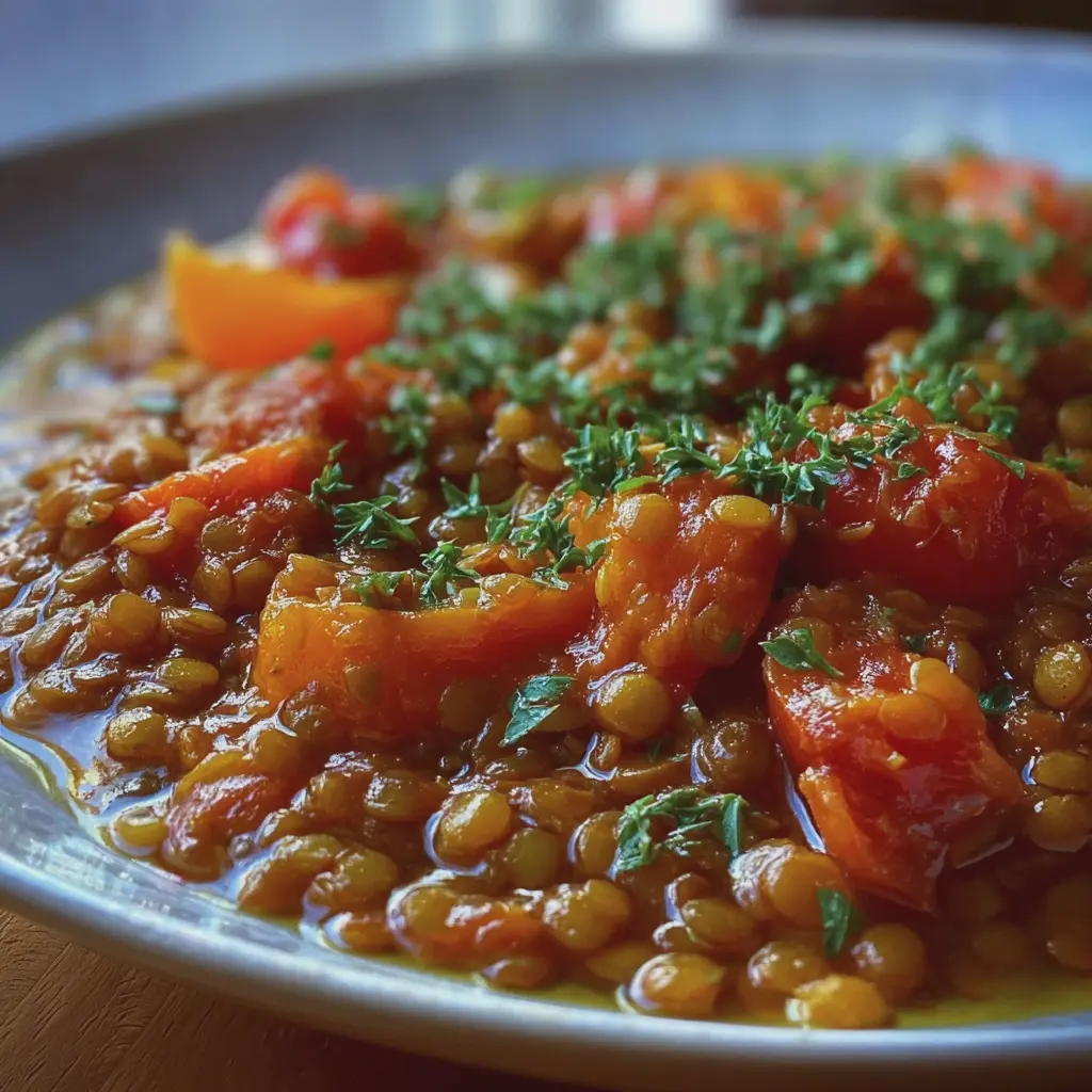 Lentilles Mijotées à la Tomate, Simples & Réconfortantes