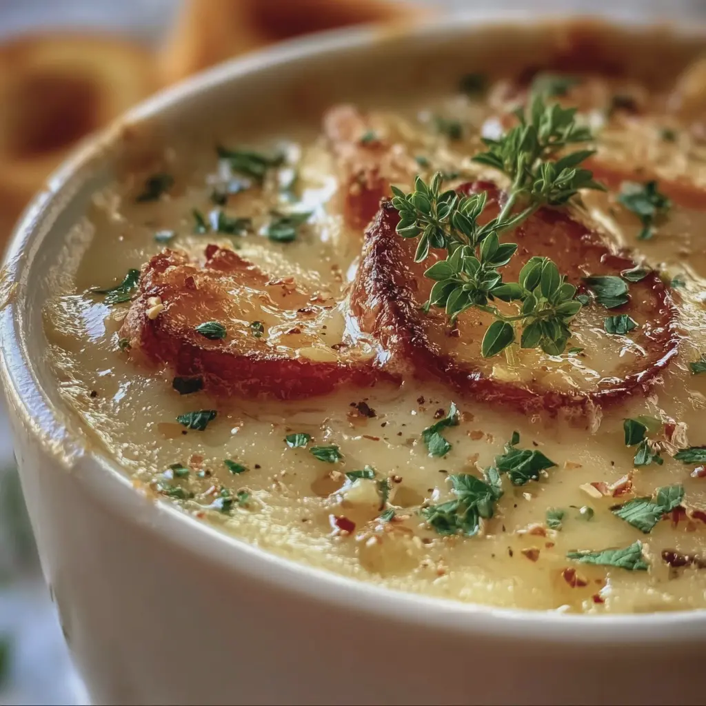 Soupe à l’ail à la française