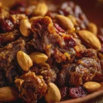 Mrouzia marocaine aux raisins secs et aux amandes