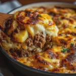 Gratin de Pommes de Terre au Bœuf Haché & Fromage