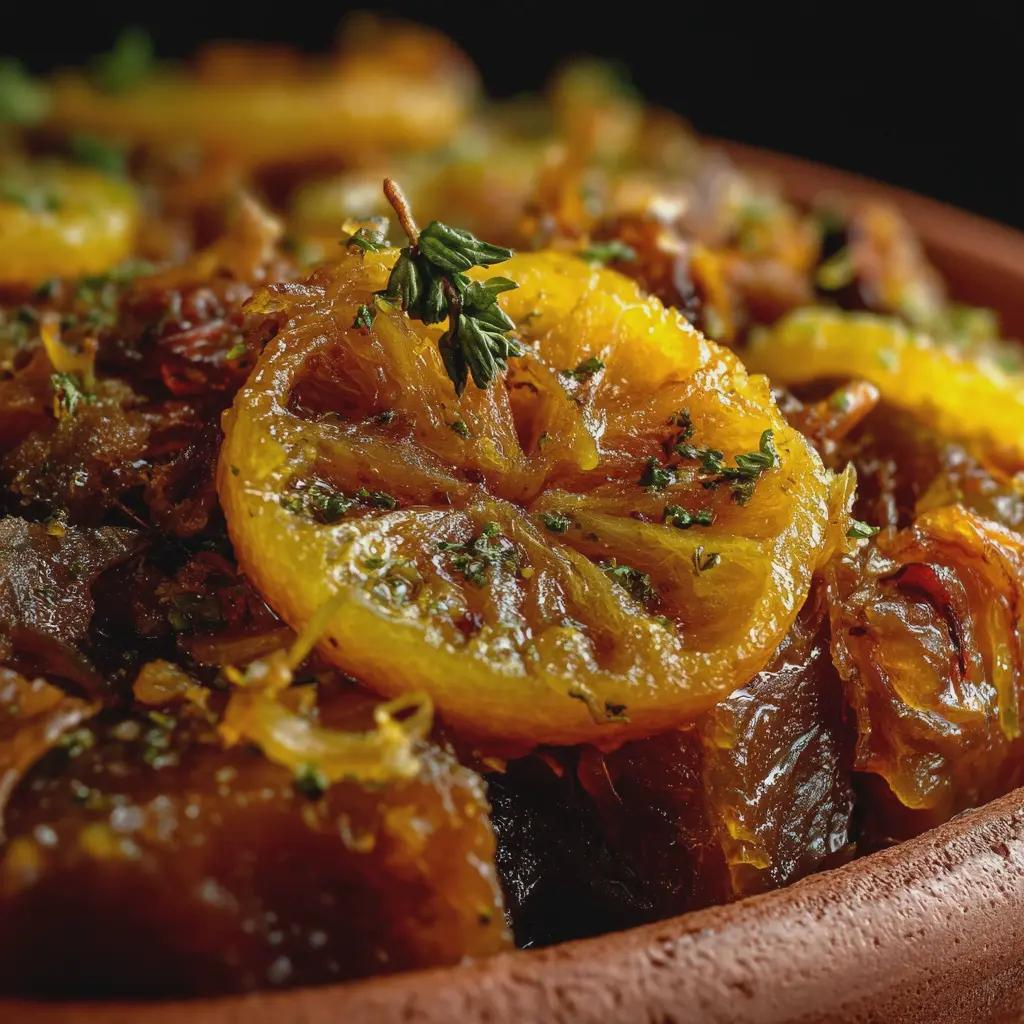 Tanjia marrakchia au citron confit