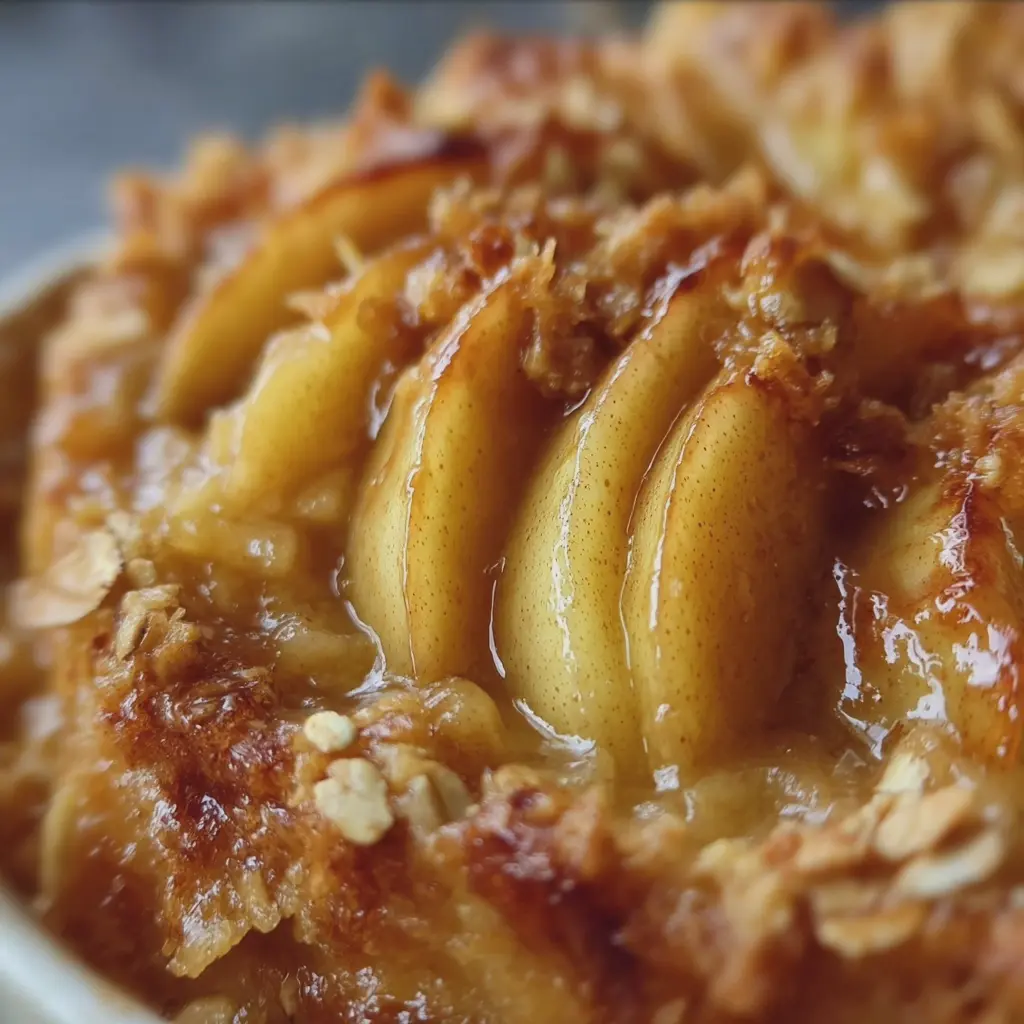 Croustade aux pommes et à l’avoine, facile et croustillante